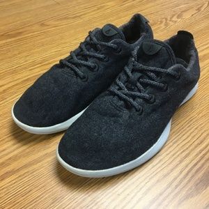 Allbirds Wool Runner Natural Black Cream Sole Sneaker Shoes Men's Size 10